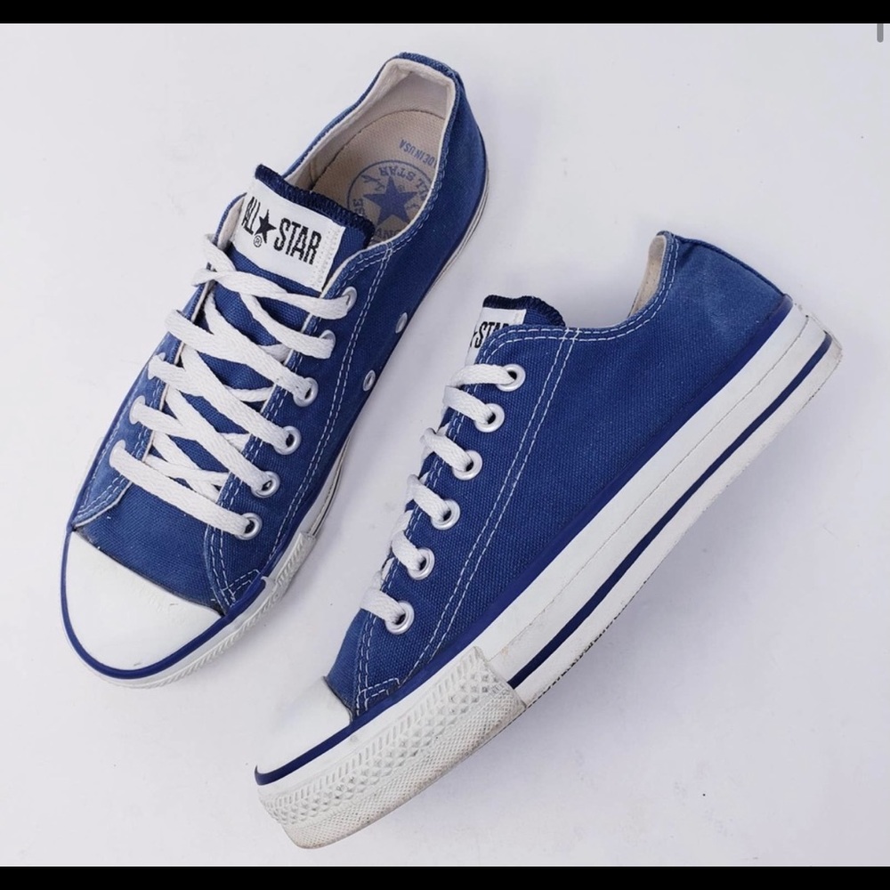 Converse All Star Navy Blue Low Top Canvas Sneaker